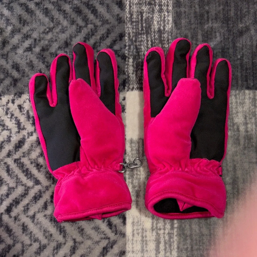 🦋Swiss Tech Kids Vibrant Pink Insulated Mittens